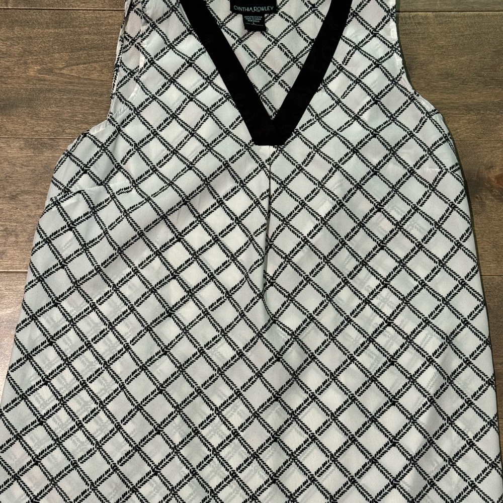 Cynthia Rowley Women’s Size Large Sleeveless Blouse